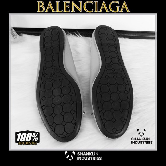 🤍🐼BALENCIAGA🐼🤍 Signature Flats Size 38